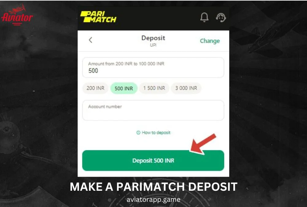 How to Make a Deposit in Parimatch