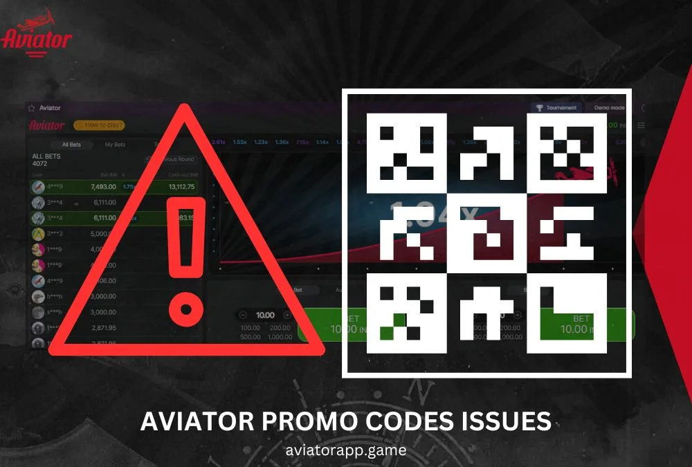 Issues You May Have with Aviator Promo Codes