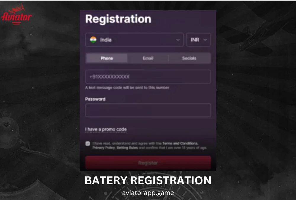 batery registration