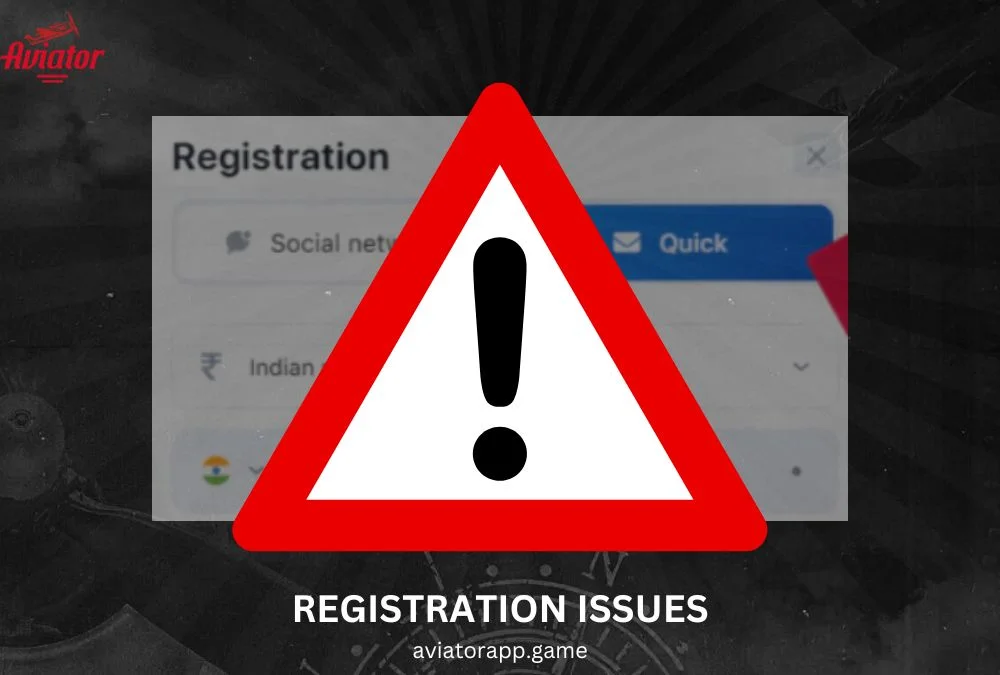 registration issues in aviator