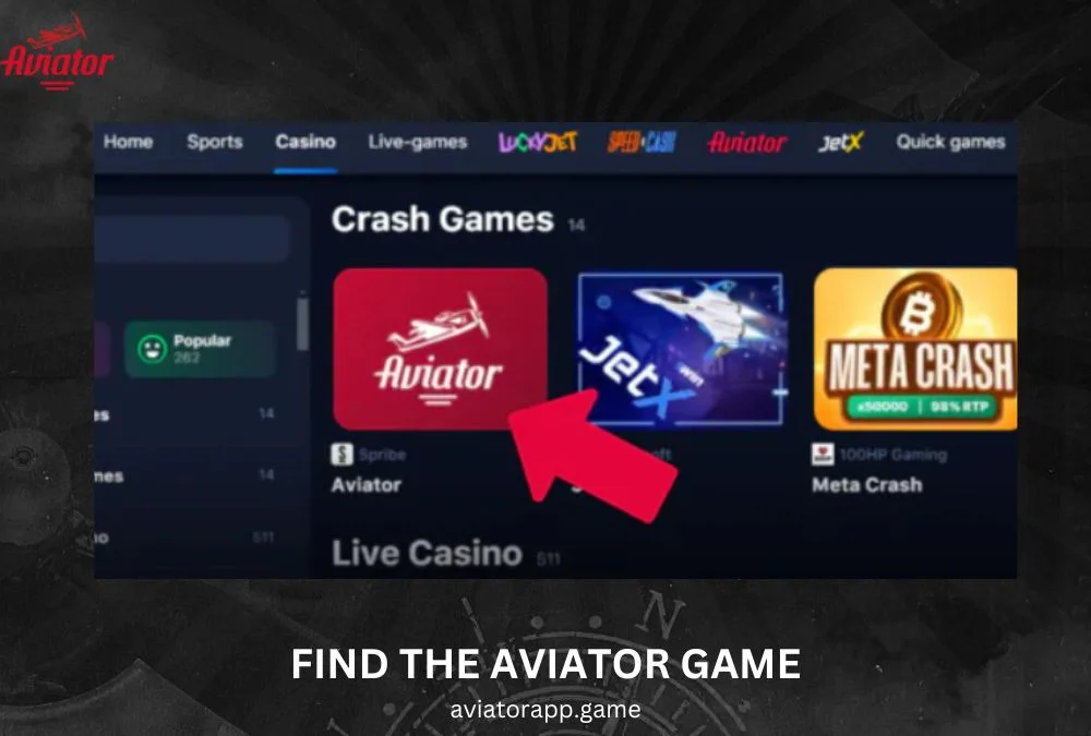 find the Aviator game